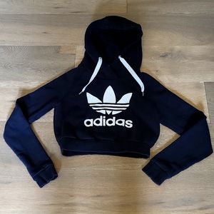 Adidas crop hoodie